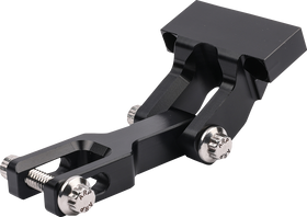 THRASHIN SUPPLY CO. OG riser gauge relocation mounting bracket - Black TSC-2216