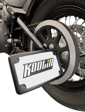 KODLIN USA License Plate Bracket - M8 Softail - Black KUS20501