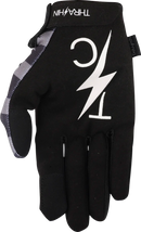 THRASHIN SUPPLY CO. Stars & Bolts Stealth Gloves - Black/Gray - Small SV1-13-08