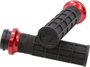 ODI Hart-Luck Signature V-Twin Lock-On* Grips - TBW - Black/Red V31HTW-BB-R