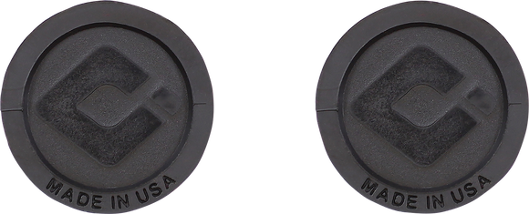 ODI Hart-Luck Signature V-Twin Lock-On* Grips - TBW - Black/Red V31HTW-BB-R