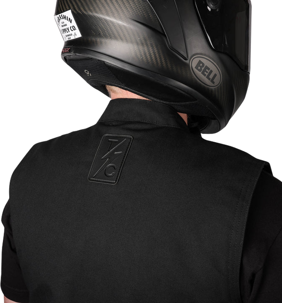 THRASHIN SUPPLY CO. Nightrider v2 Riding Vest - Black - 2XL TMJ-12-12