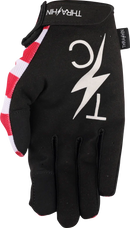 THRASHIN SUPPLY CO. Stars & Bolts Stealth Gloves - Red/Blue - Small SV1-12-08