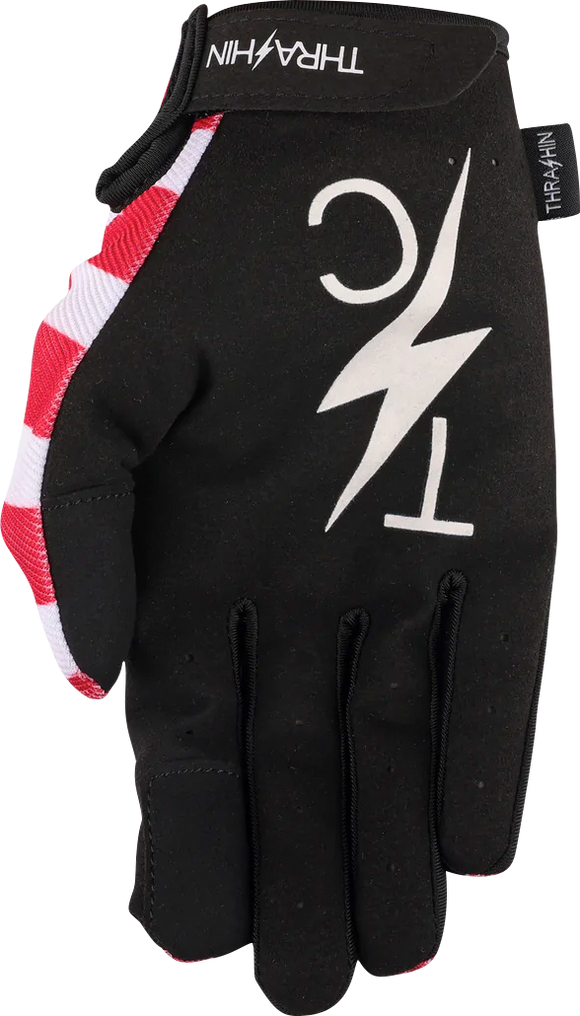 THRASHIN SUPPLY CO. Stars & Bolts Stealth Gloves - Red/Blue - 2XL SV1-12-12