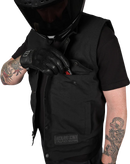 THRASHIN SUPPLY CO. Nightrider v2 Riding Vest - Black - Medium TMJ-12-09