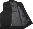 THRASHIN SUPPLY CO. Nightrider v2 Riding Vest - Black - 3XL TMJ-12-13