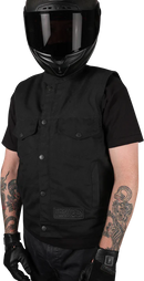 THRASHIN SUPPLY CO. Nightrider v2 Riding Vest - Black - XL TMJ-12-11