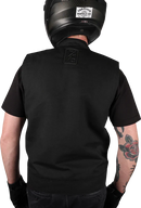 THRASHIN SUPPLY CO. Nightrider v2 Riding Vest - Black - Large TMJ-12-10