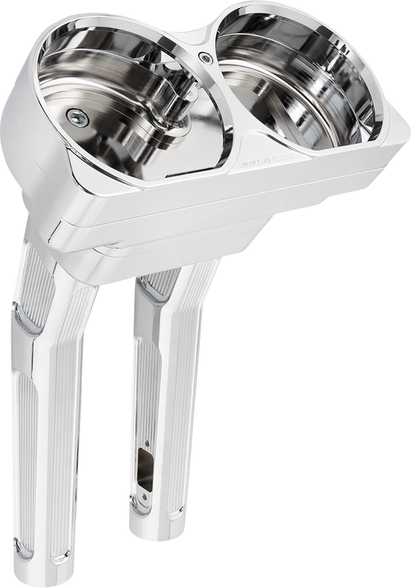ARLEN NESS Method Kickback Handlebar Riser - 10" - Chrome 520-033