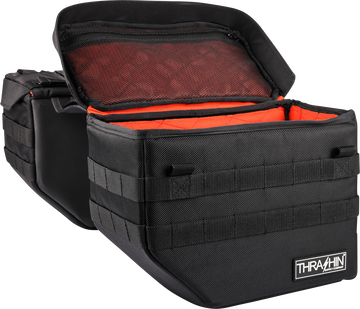 THRASHIN SUPPLY CO. Expedition Saddlebags - Black TSB-0008