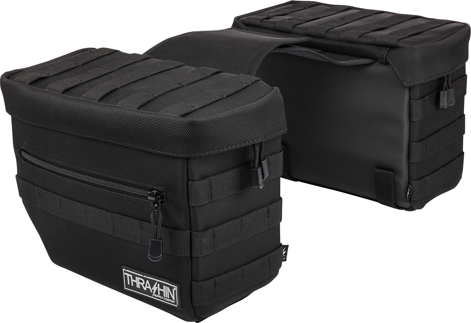 THRASHIN SUPPLY CO. Essential Saddlebags - Black TSB-0006