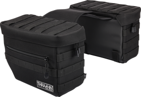 THRASHIN SUPPLY CO. Essential Saddlebags - Black TSB-0006