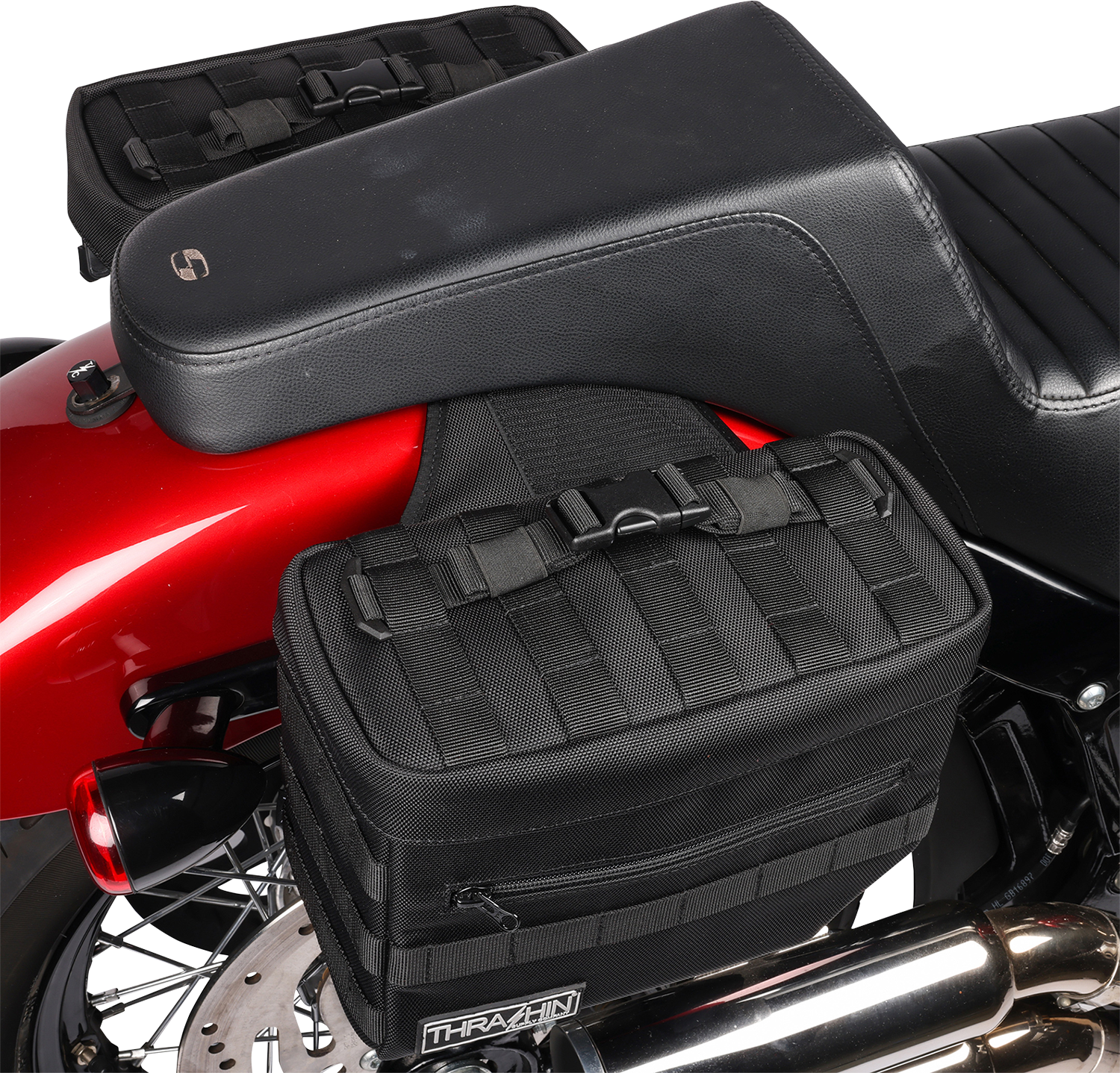 THRASHIN SUPPLY CO. Essential Saddlebags - Black TSB-0006