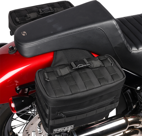 THRASHIN SUPPLY CO. Essential Saddlebags - Black TSB-0006