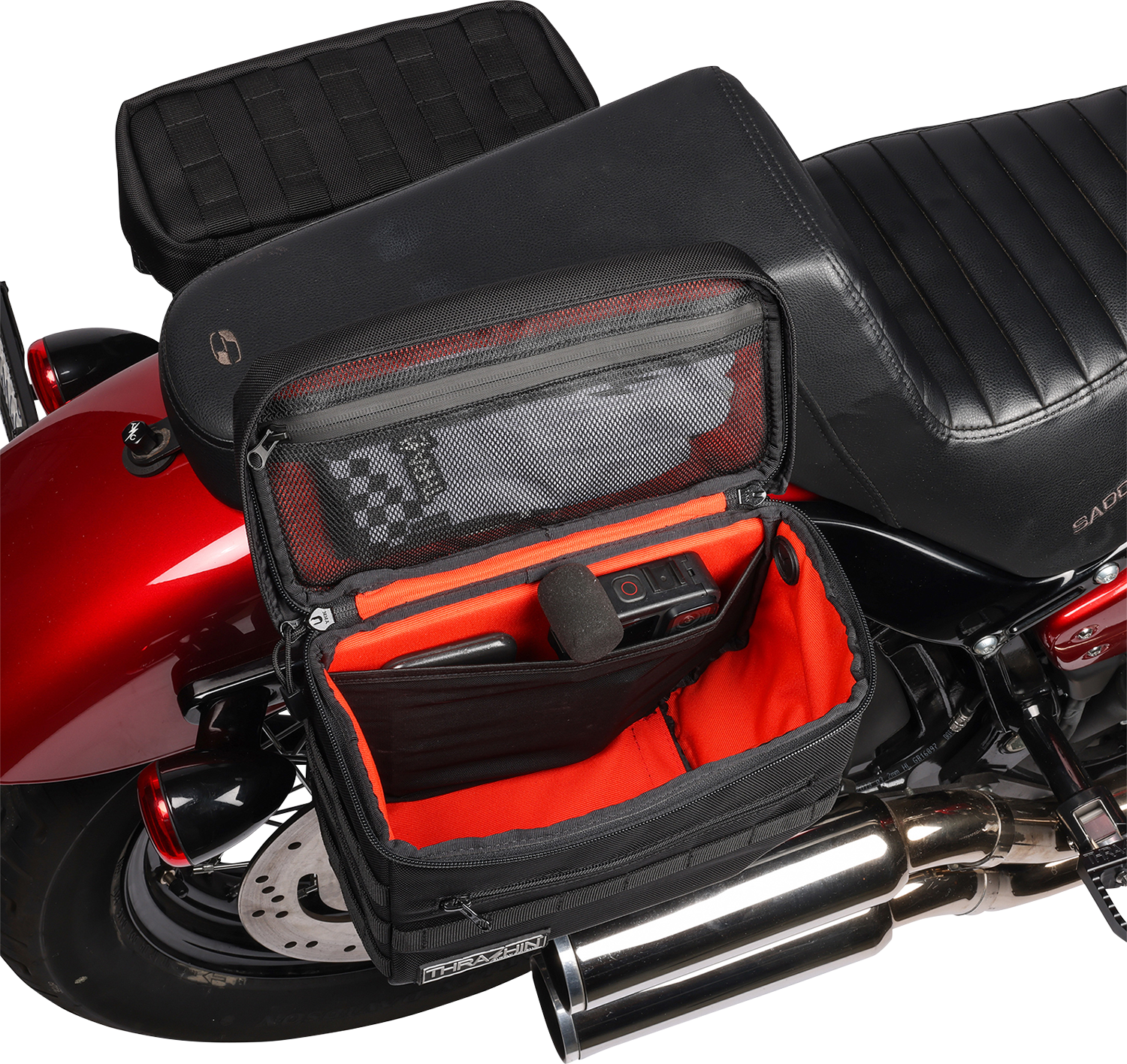 THRASHIN SUPPLY CO. Essential Saddlebags - Black TSB-0006