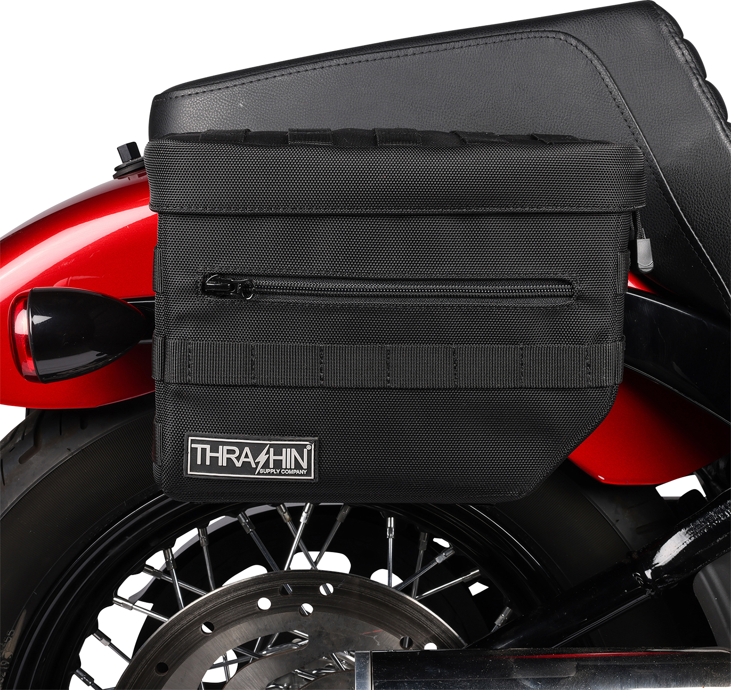 THRASHIN SUPPLY CO. Essential Saddlebags - Black TSB-0006