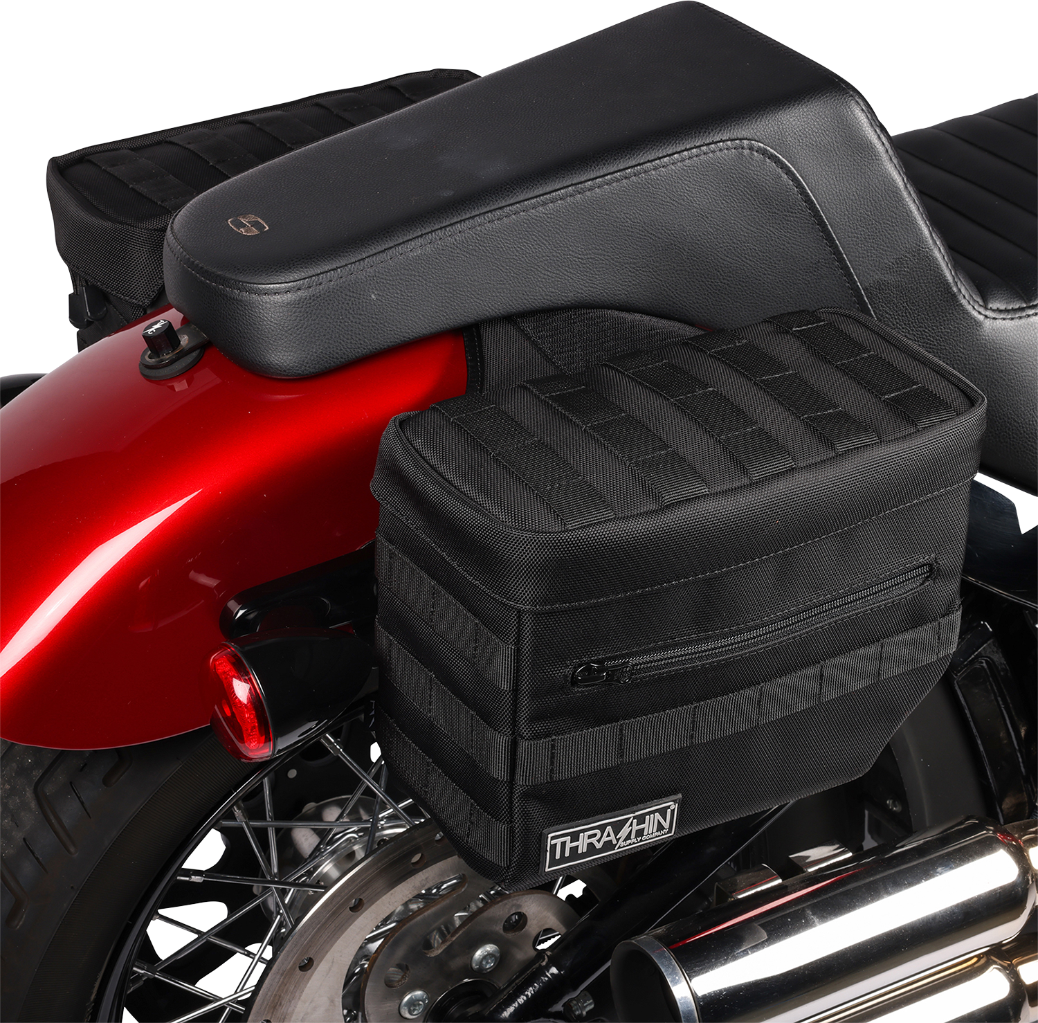 THRASHIN SUPPLY CO. Essential Saddlebags - Black TSB-0006