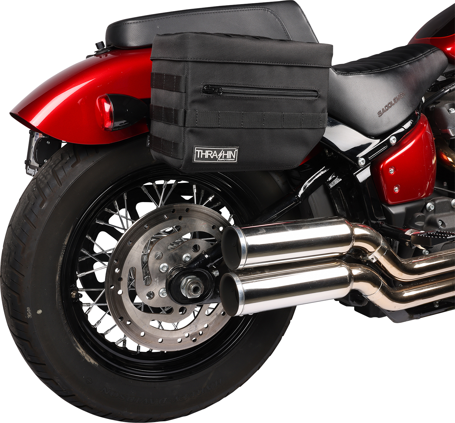 THRASHIN SUPPLY CO. Essential Saddlebags - Black TSB-0006