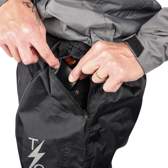 THRASHIN SUPPLY CO. Mission Rain Pants - Black - L/XL TMJ-08-10
