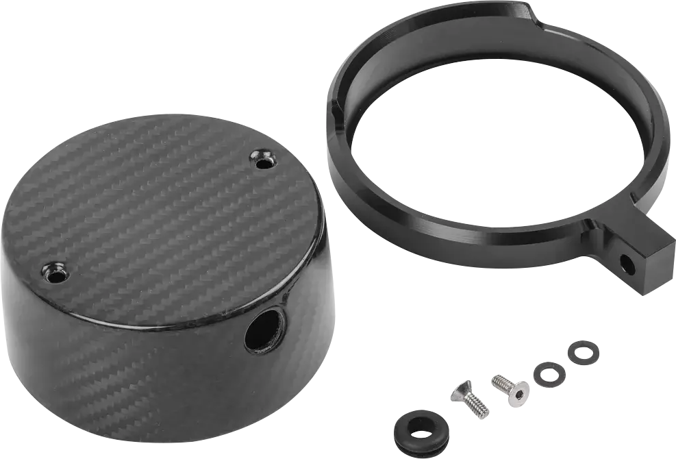 THRASHIN SUPPLY CO. Gauge Relocation Kit - Black TSC-2710-1