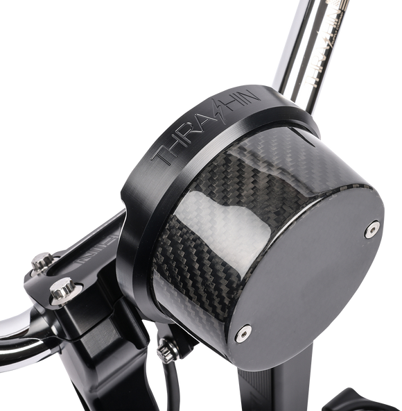 THRASHIN SUPPLY CO. Gauge Relocation Kit - Black TSC-2710-1