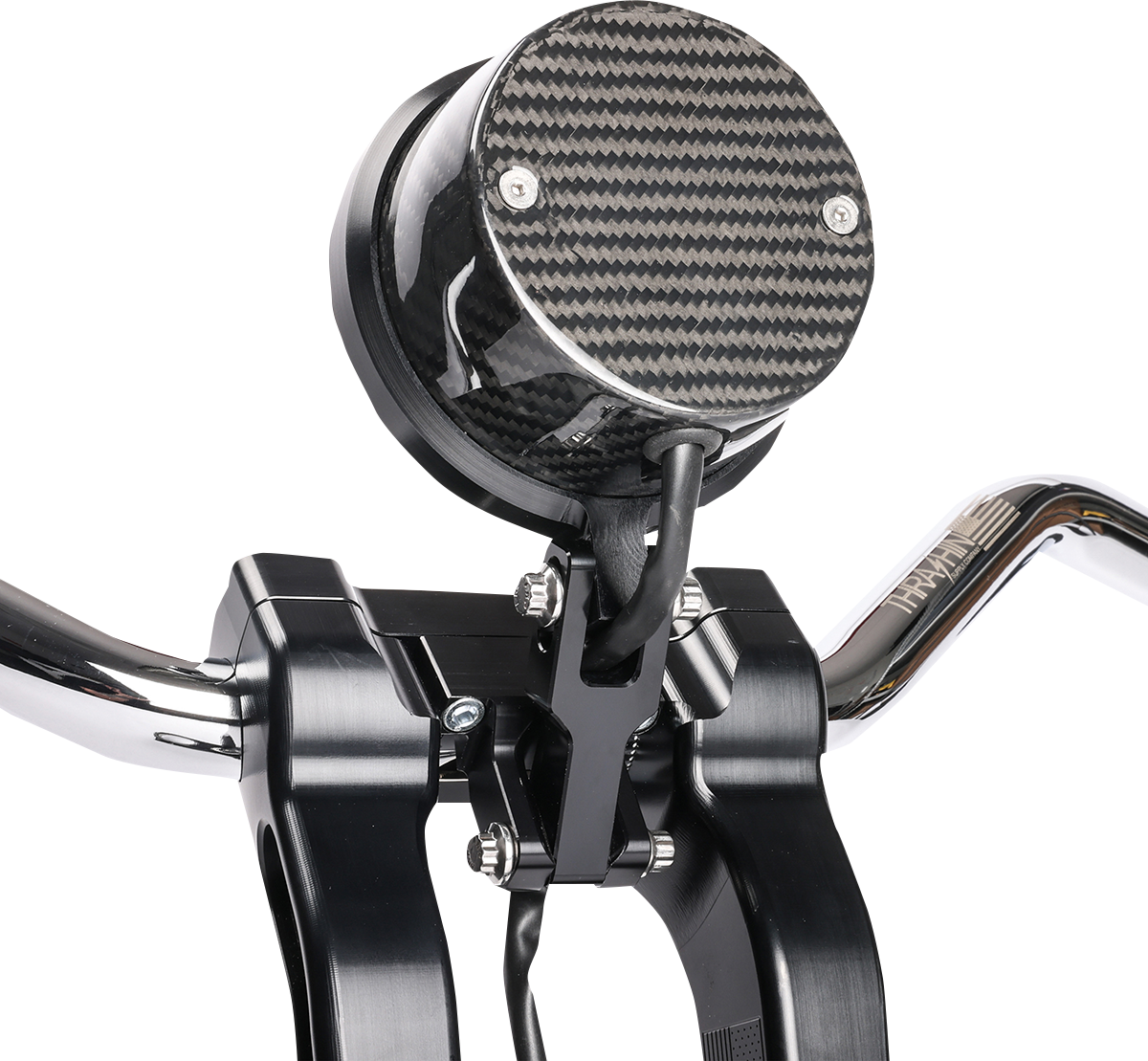 THRASHIN SUPPLY CO. Gauge Relocation Kit - Black TSC-2710-1