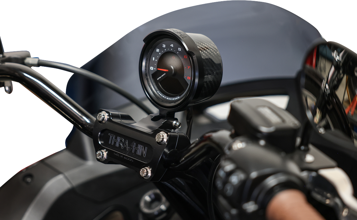 THRASHIN SUPPLY CO. Gauge Relocation Kit - Black TSC-2710-1