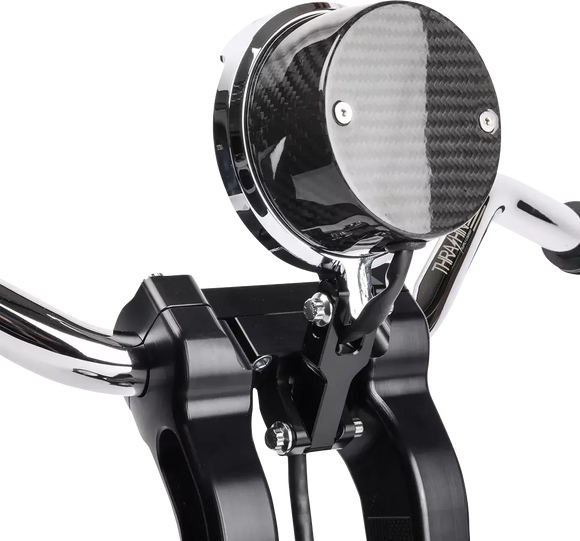 THRASHIN SUPPLY CO. Gauge Relocation Kit - Chrome TSC-2710-3