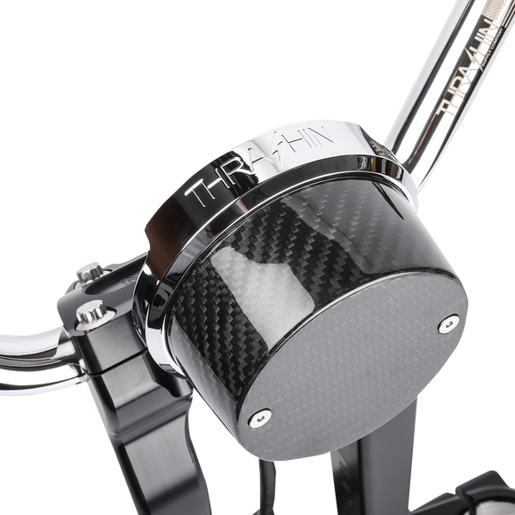 THRASHIN SUPPLY CO. Gauge Relocation Kit - Chrome TSC-2710-3