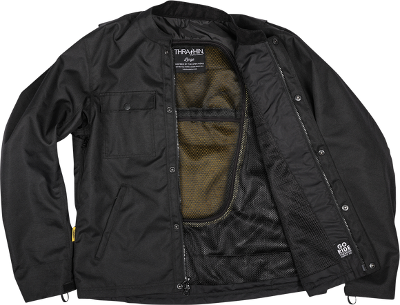 THRASHIN SUPPLY CO. Atlas v2 Riding Jacket - Black - Medium TMJ-09-09
