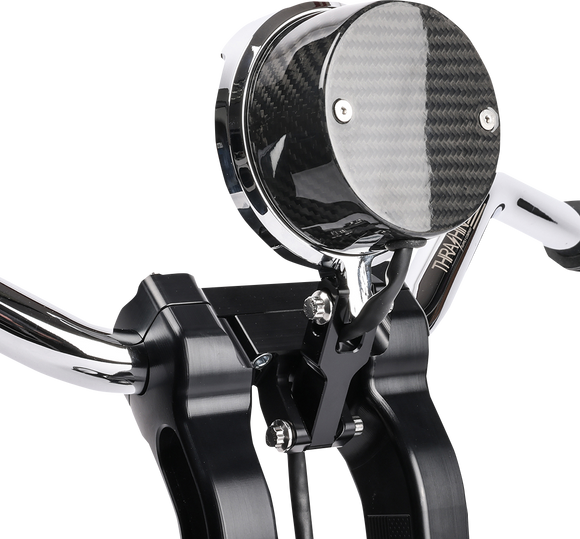 THRASHIN SUPPLY CO. Gauge Relocation Kit - Chrome TSC-2710-3