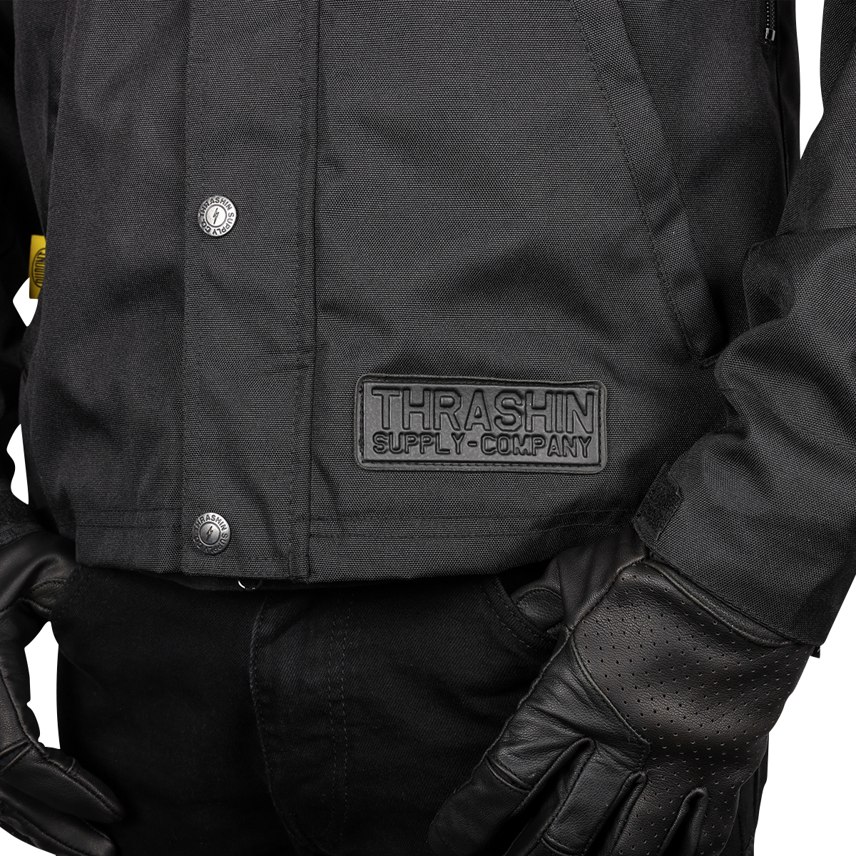 THRASHIN SUPPLY CO. Atlas v2 Riding Jacket - Black - Medium TMJ-09-09