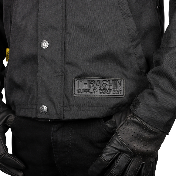 THRASHIN SUPPLY CO. Atlas v2 Riding Jacket - Black - Medium TMJ-09-09