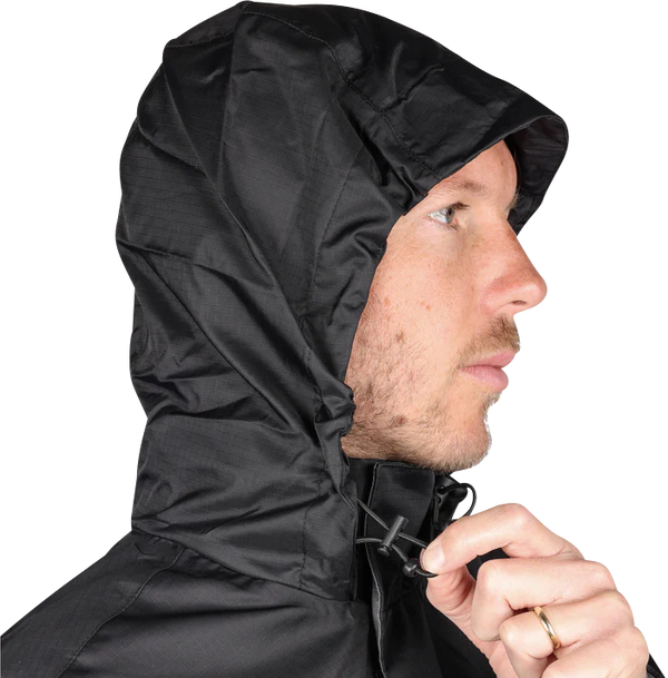 THRASHIN SUPPLY CO. Mission WP Rain Jacket - Black/Gray - Large TMJ-11-10