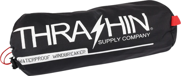 THRASHIN SUPPLY CO. Mission WP Rain Jacket - Black/Gray - Medium TMJ-11-09