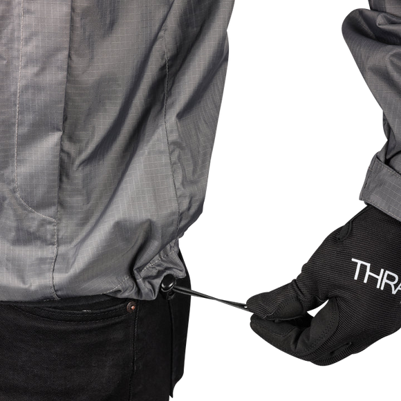 THRASHIN SUPPLY CO. Mission WP Rain Jacket - Black/Gray - 3XL TMJ-11-13