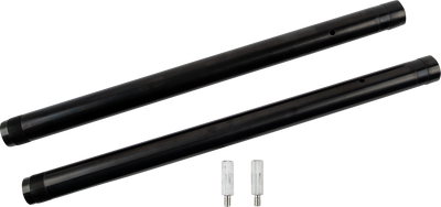CUSTOM CYCLE ENGINEERING Fork Tube - 43 mm - LH 25" | RH 24-3/4" (+2") - Black DLC 710055