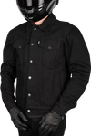 THRASHIN SUPPLY CO. Highway v2 Denim Riding Jacket - Black - 2XL TMJ-10-12