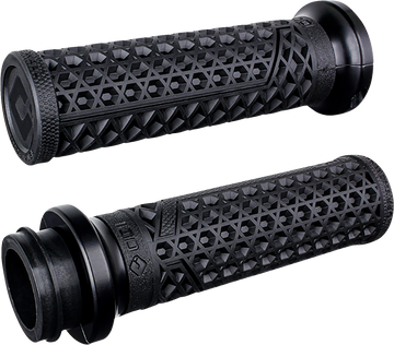 ODI Vans Harley Davidson Grips - TBW - Black/Black V31VHTWB-MB