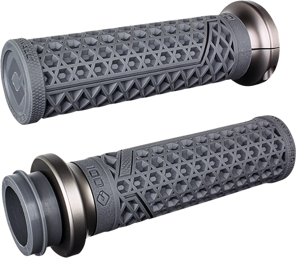 ODI Vans Harley Davidson Grips - TBW - Graphite/Gunmetal V31VHTWH-H