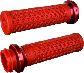 ODI Vans Harley Davidson Grips - TBW - Red/Red V31VHTWDR-R