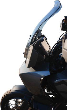 KLOCK WERKS Flare* Windshield - 15-1/2" - Tint - Pan America KWW-03-0001-T