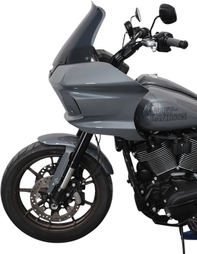 KLOCK WERKS Flare* Windshield - 10" - Dark Smoke - FXLRST KWW-02-0611-DS