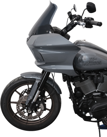 KLOCK WERKS Flare* Windshield - 10" - Dark Smoke - FXLRST KWW-02-0611-DS