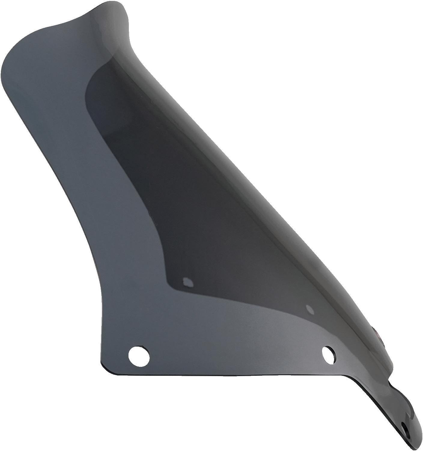 KLOCK WERKS Flare* Windshield - 10" - Dark Smoke - FXLRST KWW-02-0611-DS