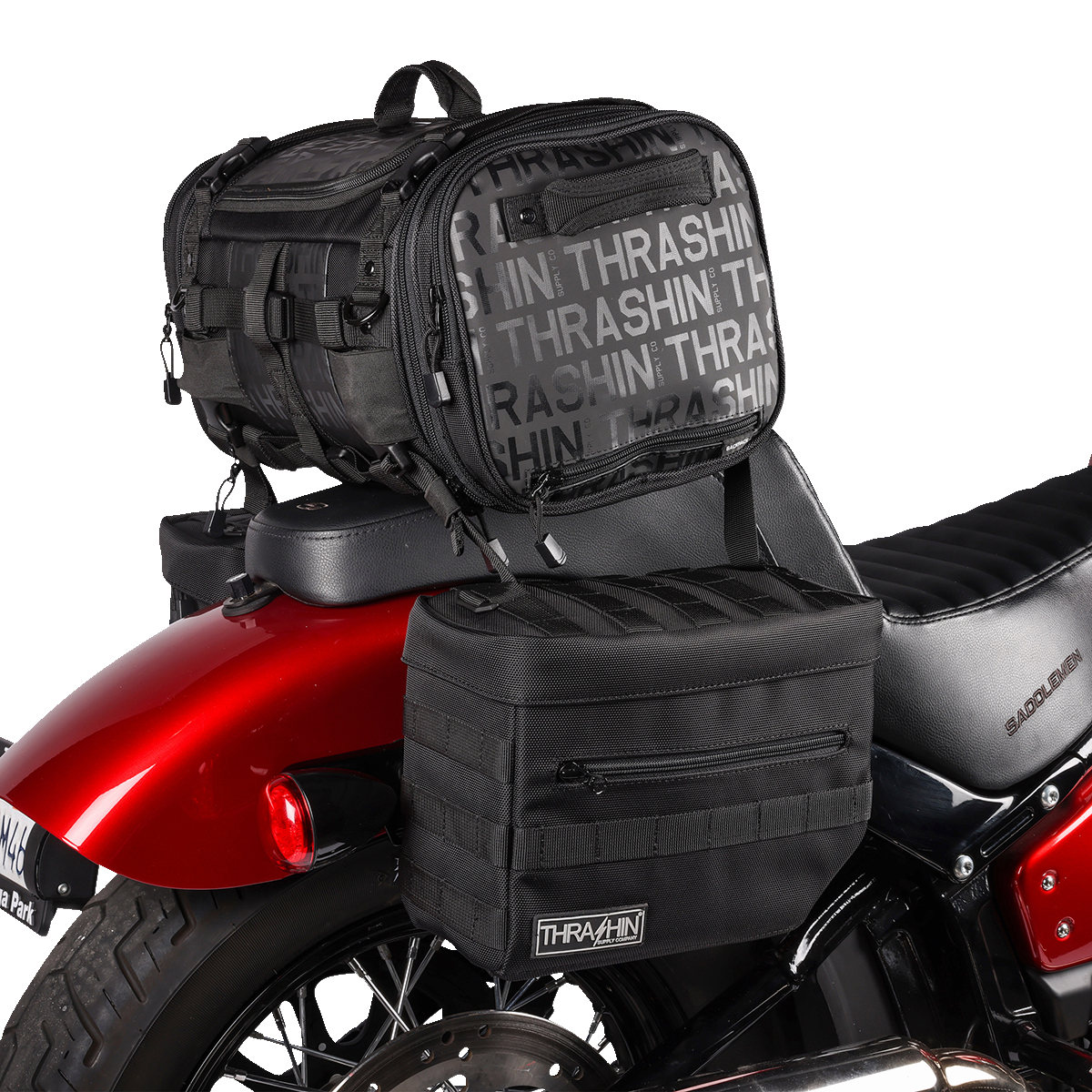 THRASHIN SUPPLY CO. Molle Strap Kit - Black TSB-0015