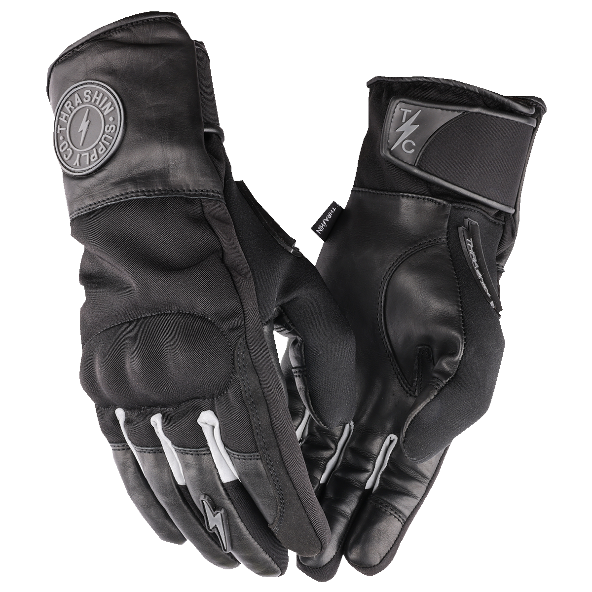THRASHIN SUPPLY CO. Mission Waterproof Gloves - Black - Medium TWG--00-09