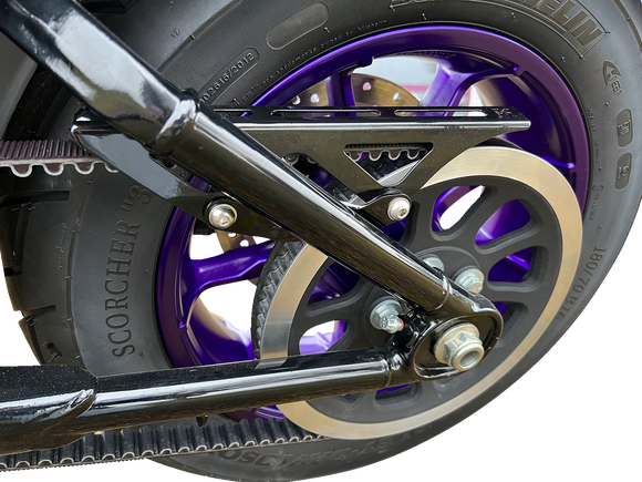 KODLIN USA Upper Belt Guard - Black - Softail K47309