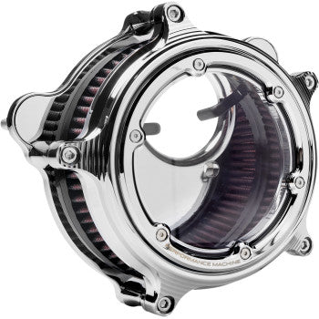PERFORMANCE MACHINE - VISION AIR CLEANER - CHROME - '91-21 SPORTSTER