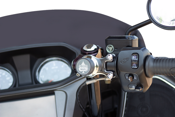KLOCK WERKS iOmount* for Indian - Ambidextrous Mount - Chrome - Challenger/Pursuit KWD-04-0609-C